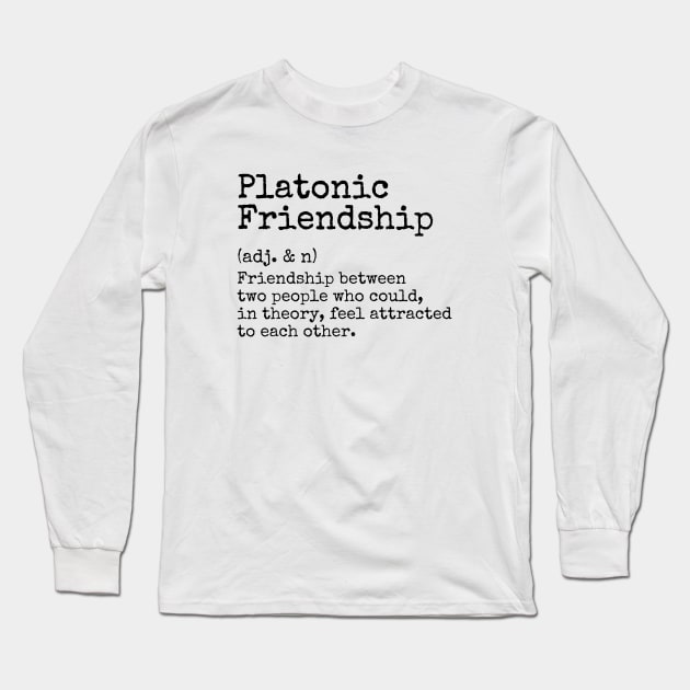 Best Friends are Kindred Spirits, Platonic Soulmates Forever Long Sleeve T-Shirt by Mochabonk